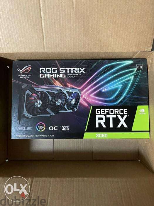 BRAND NEW ASUS ROG Strix GeForce RTX 3080 OC 10GB 0