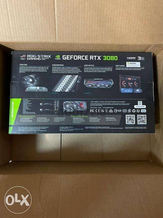 BRAND NEW ASUS ROG Strix GeForce RTX 3080 OC 10GB 1