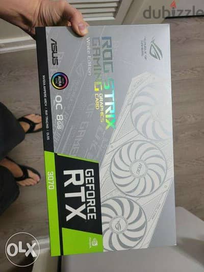 NEW - ASUS ROG Strix RTX 3070 8GB GDDR6 - White