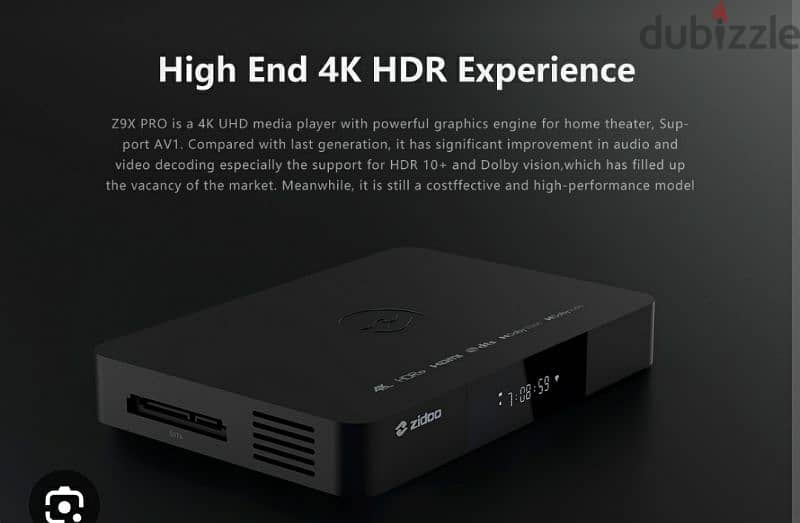 Zidoo Z9X pro 4K UHD Dolby Atmos DTS. X media player 8