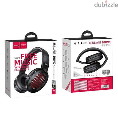 W23. free music wireless headphones