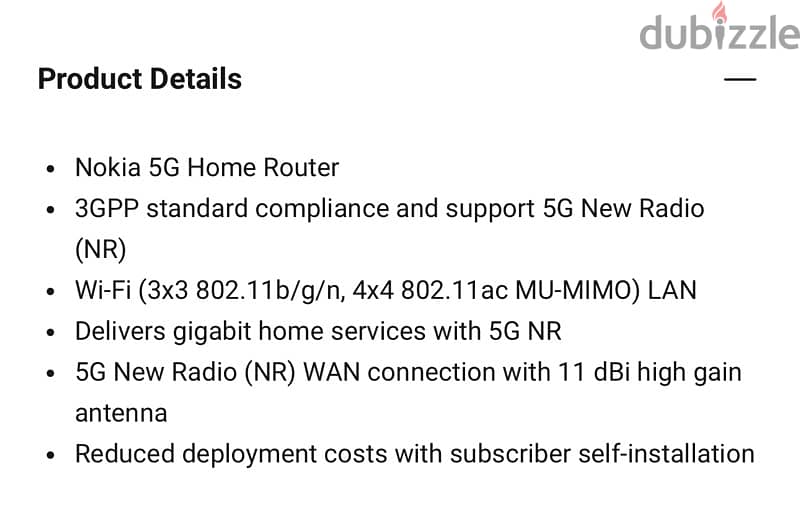Nokia 5g wifi Router 2