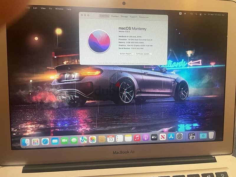 MacBook Air 13 - inch 13.3/1.8GHz/8GB/128GB Model 2017 - Laptop