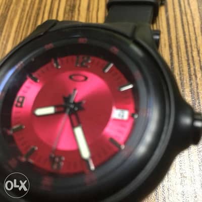 Oakley Holeshot Watch Stealth Black/Red