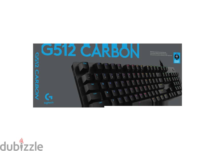 Logitech G512 RGB Mechanical Gaming Keyboard - GX Blue CLICKY Keys 1