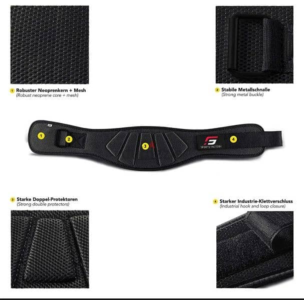 NEOPRENE 6 INCH WEIGHT LIFTING BELT 1