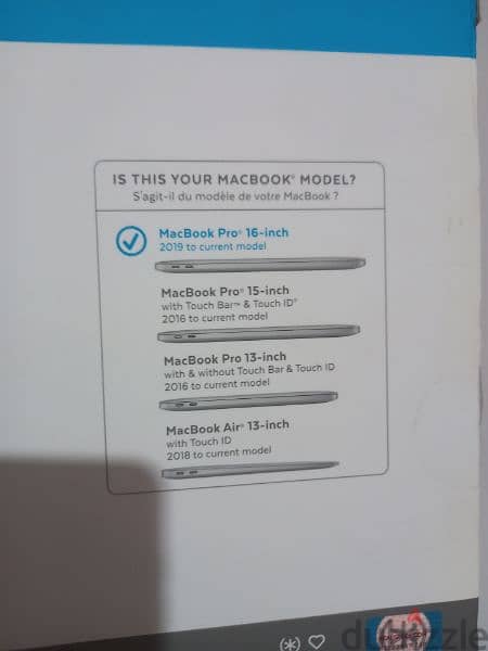 Macbook Pro 16' intel model case and glass 1