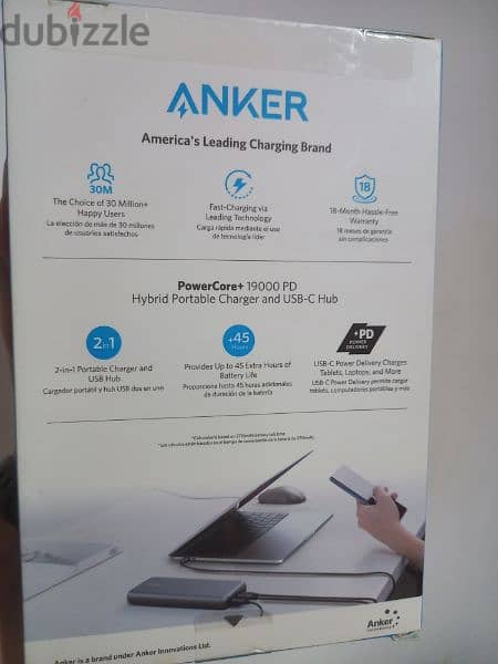 Anker 19000mah powerbank with hub 1