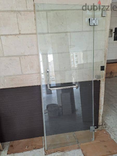 glass door with steel handle for sale 50342745 1