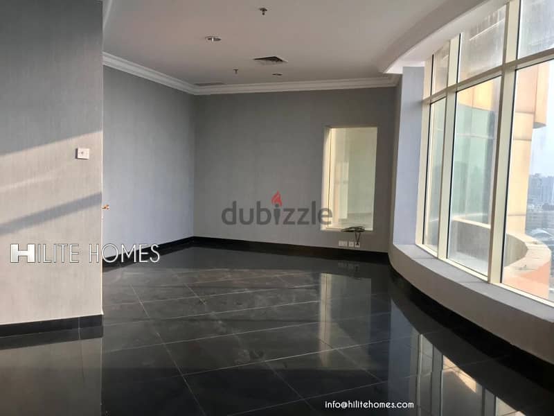 Two and three bedroom sea view apartment available for rent in Salmiya 3