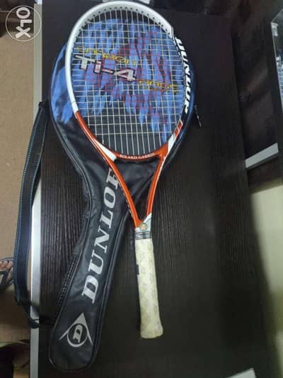 Tennis racket with bag