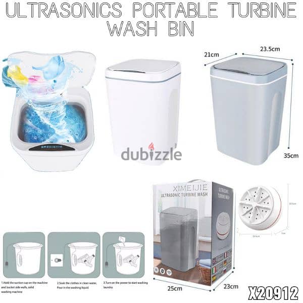 Ultrasonic portable wash bin 0