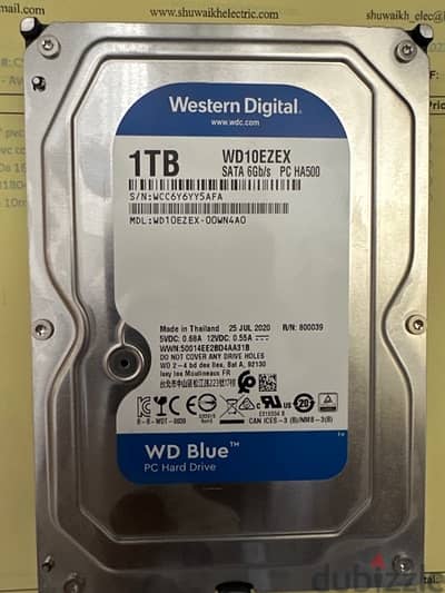 like new 1tB hard drive