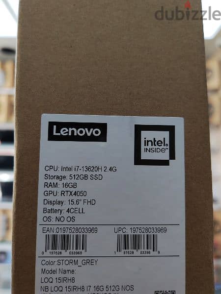 Lenovo LOQ Core i7-13th Gen. RTX 4050 6GB 1