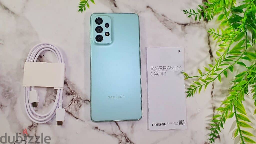 Samsung A73 Green color with 256 GB internal & 8GB Ram for sale 4