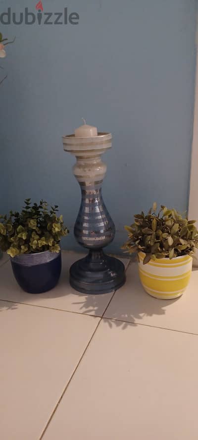 Glass Candle holder