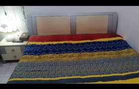 Double bed King size without mattress for sale