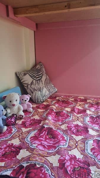 bunk bed blue pink coloured ( pls call on whatsapp for the given no ) 3