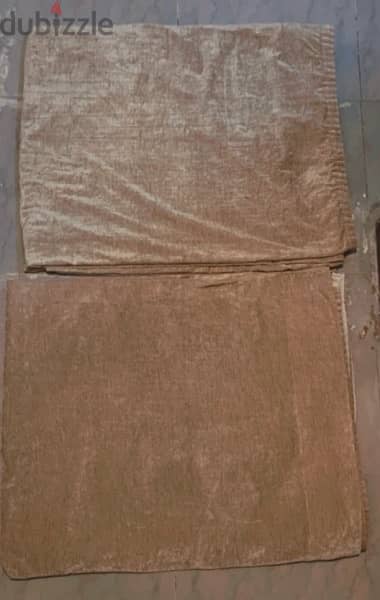 Beige Plain Curtain For living room (New) 3