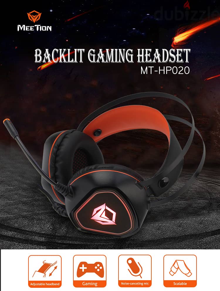 Meetion Mt-hp020 Gaming Headset With Mic 2