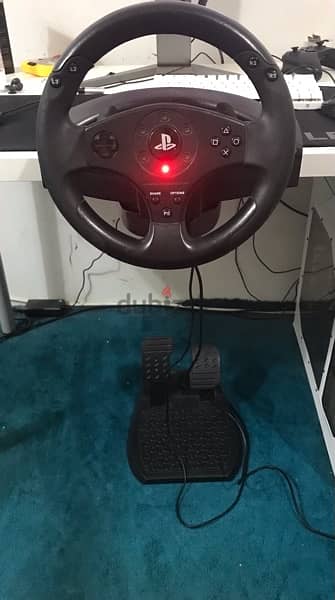 Steering racing wheelسكان Thrustmaster T80 4