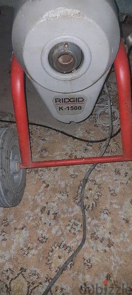 American sewage machine for sale, in almost new condition