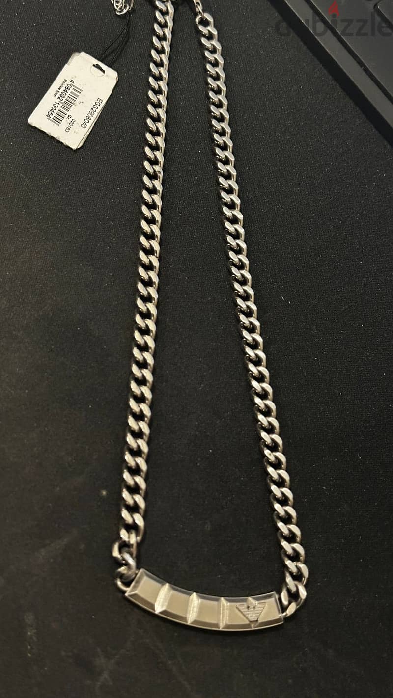 Emporio armani silver necklace - Jewelry - Watches - 102358884