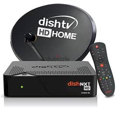 6 Feet Dish with LNB and Dish TV Tru HD Receiver for sale