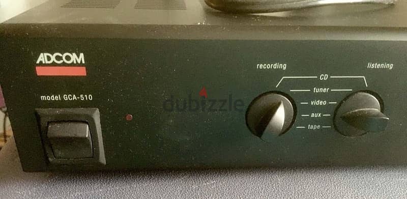 ADCOM GCA-510 Audiophile Amplifier. Made in the USA 3