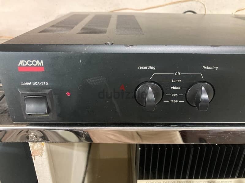 ADCOM GCA-510 Audiophile Amplifier. Made in the USA 6