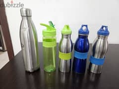 Stainless steel/ Plastic water bottles for 750 fils