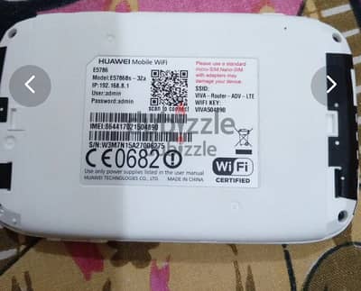 Rarely used Huawei router for sale.  Have big battery