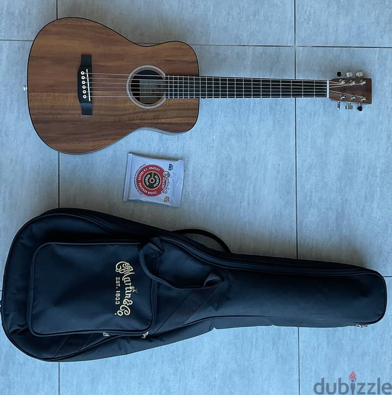 Martin LXK2 ( little Martin ) acoustic guitar with Martin soft