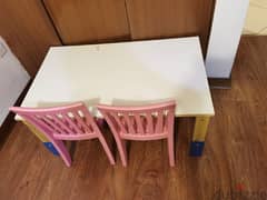 IKEA child table and seats 0