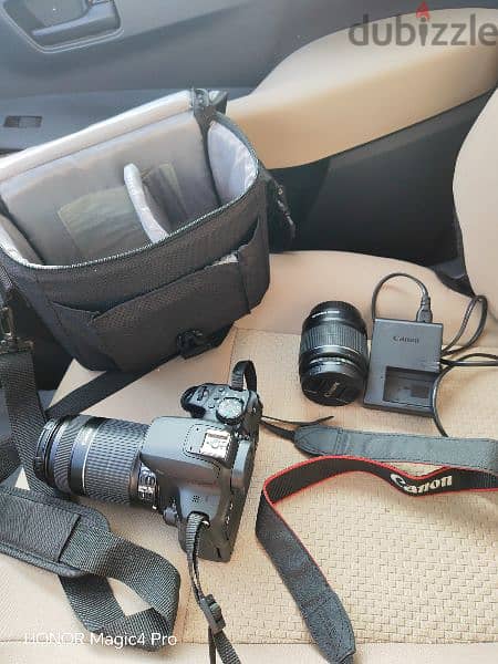 good condition all accessories available with 55.250mm lens bag 1