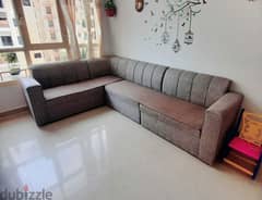 L SHAPE SOFA WITH GOOD CONDITION