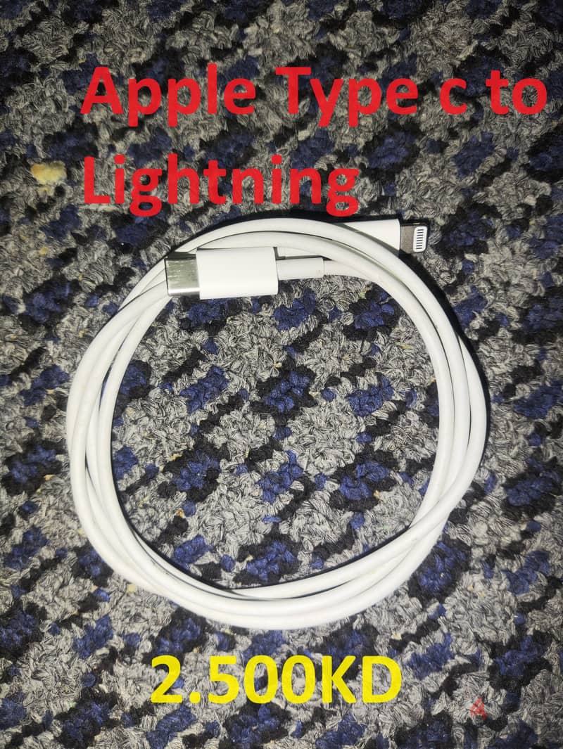 iPhone Cables & Charger 100% Original 3
