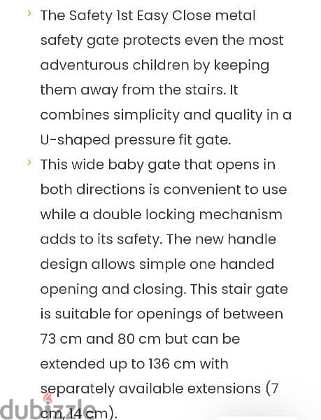 Pet/ Baby Safety Gate ×2 for sale. 2 gates for 25 KD 2