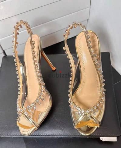 Rhinestone party heels (size 39)