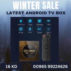 LATEST UPDATED VERSION ANDROID TV BOX WITH FREE SUBSCRIPTION