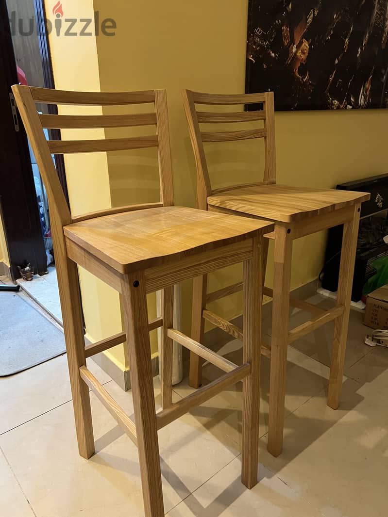 Kitchen chair (bar stool) 2 pcs 0