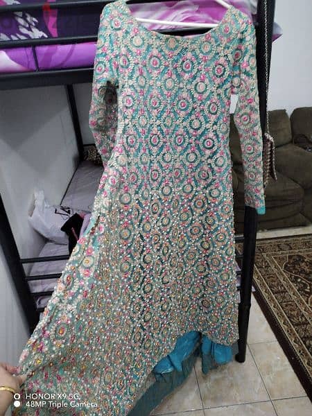 rarely used pakistani party dresses for sale 1