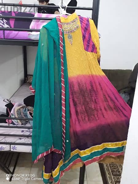 rarely used pakistani party dresses for sale 5