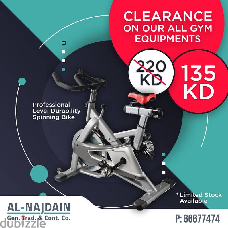 CLEARANCE SALE FOR NEW GYM EQUIPMENT 1