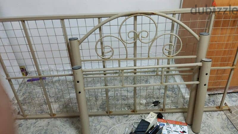 Iron Bed good condition urgent sale 4