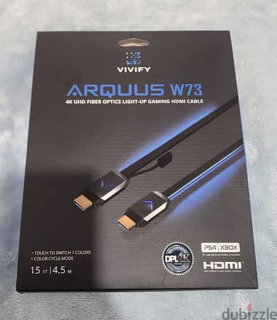 HDMI 4K UHD. . WITH FIBER OPTICS LIGHT UP.