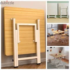 Portable Foldable Wooden Table