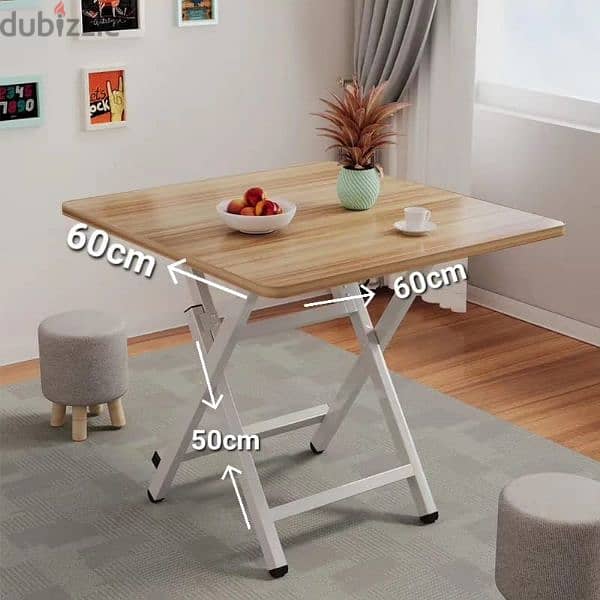 Portable Foldable Wooden Table 1