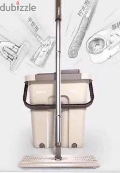 Rotary Cleaning Mop With bucket (NEW) 4