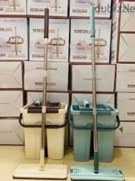 Rotary Cleaning Mop With bucket (NEW) 8